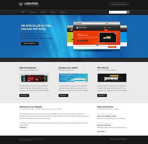 HTML TEMPLATE