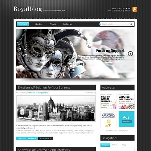 Template Image for Royal - HTML Template