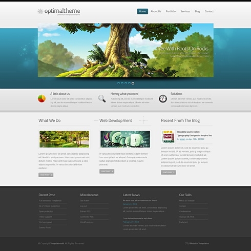 Template Image for Striking 3D - HTML Template