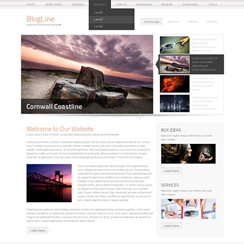 Template Image for BlogBox - WordPress Template