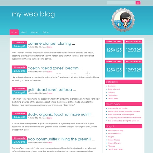 Template Image for Wpsora - WordPress Theme
