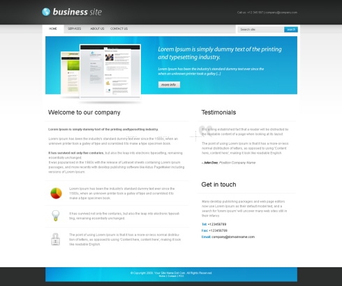 Template Image for BusinessPro - CSS Template