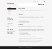Template: ClearMinimalist - Website Template