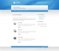 Template: CleanBlue - HTML Template