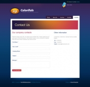 Template: Coloriful - CSS Template