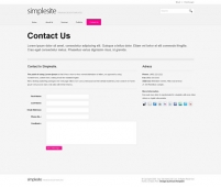 Template: SimpleSite - HTML Template